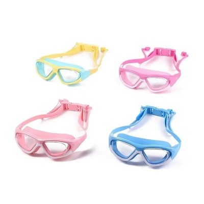 Kinder Antibeschlag Schwimmbrille Pool Schwimmen Verstellbare Brille Kinder Jungen Mädchen