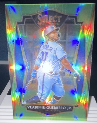 Panini 2021 Select Vladimir Guerrero Jr. Premier Neon Green Prizm /99 #115