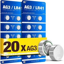 LR41 AG3 392 SR41SW L736 Alkaline Button Cell Batteries 20 Pack