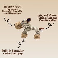 Dog Chew Toys for Aggressive Chewers,Indestructible Tough Durable Squeaky DogToy