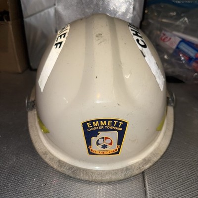 2003 Bullard Firedome Firefighting Fire Helmet Deputy Fire Chief Emmett Township