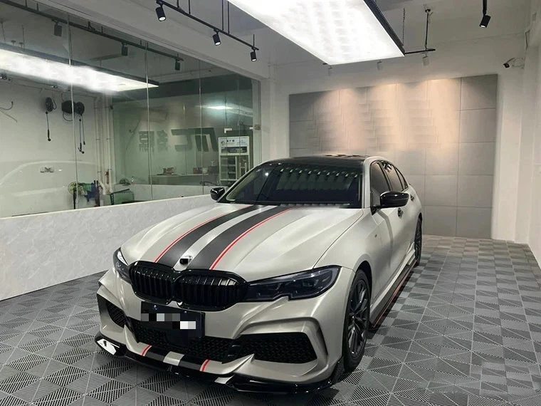 Kit de pegatinas gráficas de carreras a rayas para BMW M3 M4 M5 X4 X5 capó techo calcomanía trasera Foto 2 de 4