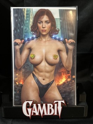 BOO KOO BEAR BABES P. RENDERS BLACK WIDOW SCARLETT JOHANSSON TL VIR LT 100