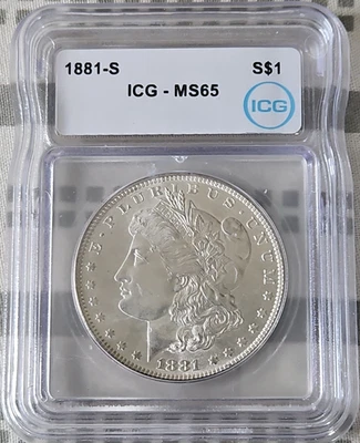 Uncirculated Silver MS 65 Graded US Dollar Coins for sale | eBay