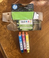 Genuine HP 564 Combo Pack Tri Color Ink Cartridges BB 11/2024   READ