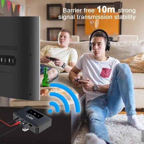 Upgrade Your Sound with this Bluetooth 5.0 Receiver Aux NFC Adapter, USB Dongle - Afbeelding 15 van 23