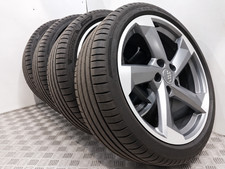 Genuine 18 Inch AUDI A3 S3 Quattro Alloy Wheels & Bridgestone Tyres 8V0601025DS