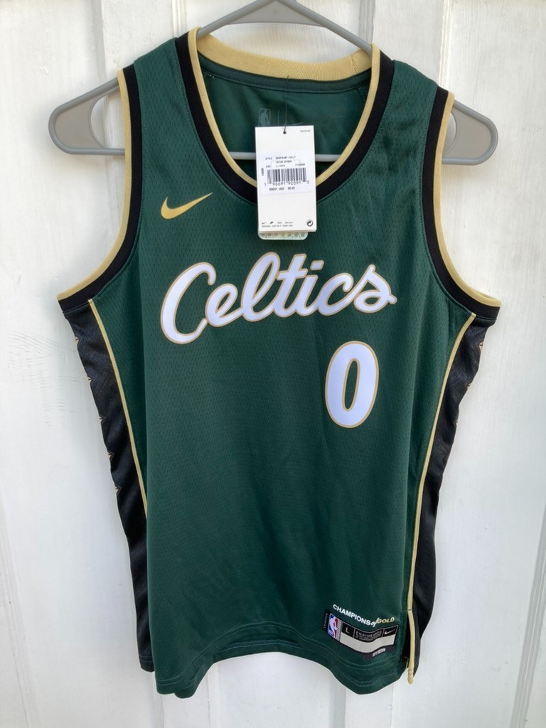 NWT: Nike Jayson Tatum Jersey YOUTH L Authentic Rare City Edition