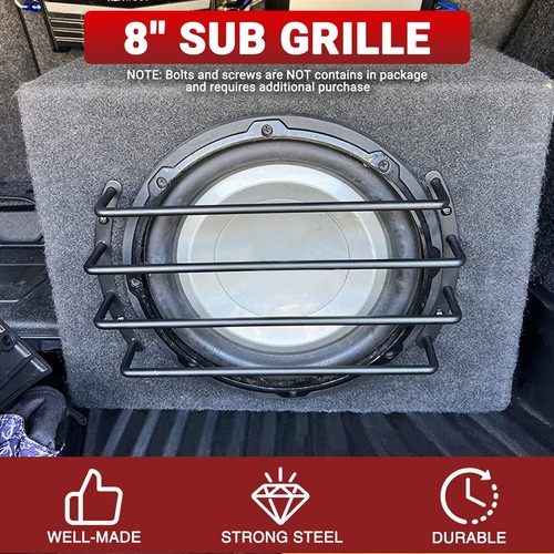 Metall Auto Bar Gitter Audio 8 Zoll Lautsprecher Subwoofer Grill Gitter Abdeckung 4 Ba... - Bild 3 von 7