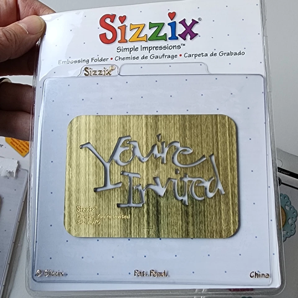 Sizzix Embossing Folders Cuttlebug Disney Cut Emboss Dies Lot Shells Disney Cake - Image 3 of 4