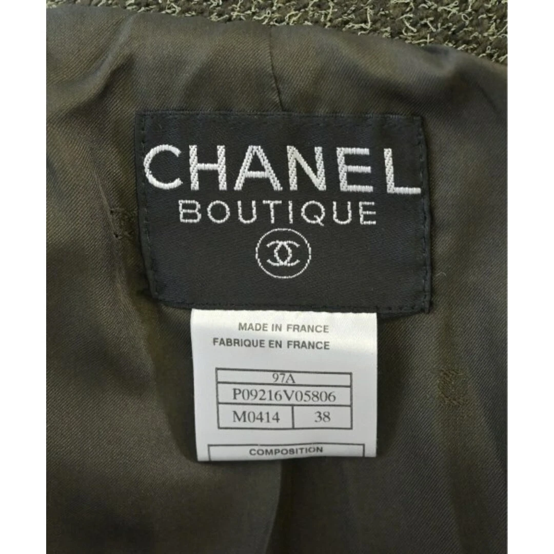Giacca Chanel 38° posto kaki abbigliamento