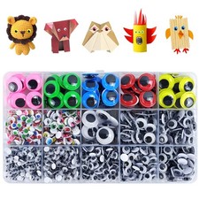 1680Pcs Googly Eyes Self Adhesive, Google for Crafts, Multi Multicolour