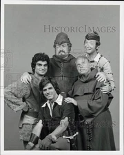 Press Photo "When Things Were Rotten" Cast Members - kfp10808