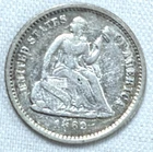 1862 Liberty Seated Half Dime