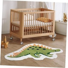 5x3ft Kids Rug for Bedroom,Fluffy Soft Nursery Rug,Non-Slip Playroom Dinosaur