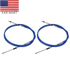 For Yamaha Outboard Marine Throttle Shift Remote Control Box Cable 33C 2PCS 8FT