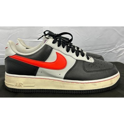Nike Air Force 1 Low DC8874-001 Black Red White Men's Size 10