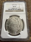 1879-S Morgan Silver Dollar $1 - NGC MS64 - Blazing Luster - San Francisco Mint