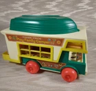Vtg. 1973 Fisher-Price Little People #994 Camper Set - Family, Dog, Rare Table