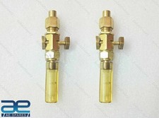 Fits Benelli Mojave Cafe Racer 260 360 Fuel Gas Tank Petcock Tap Brass 2 Pcs