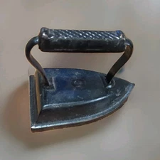 Heavy Old #6 CAST IRON Flat SAD IRON Ironing DOOR STOP Farmhouse Decor