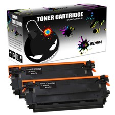 2 Black Toner replace for HP CF360X 508X Color LaserJet Enterprise M553n M577f