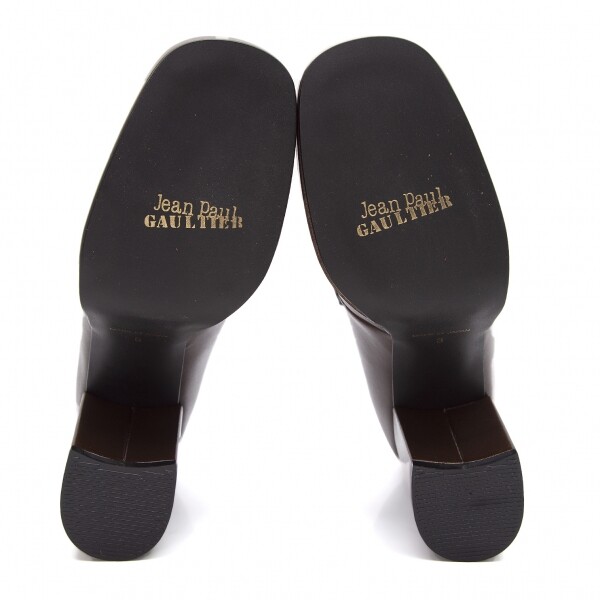 Jean-Paul GAULTIER Dragon Embossed Heel Loafers Size US