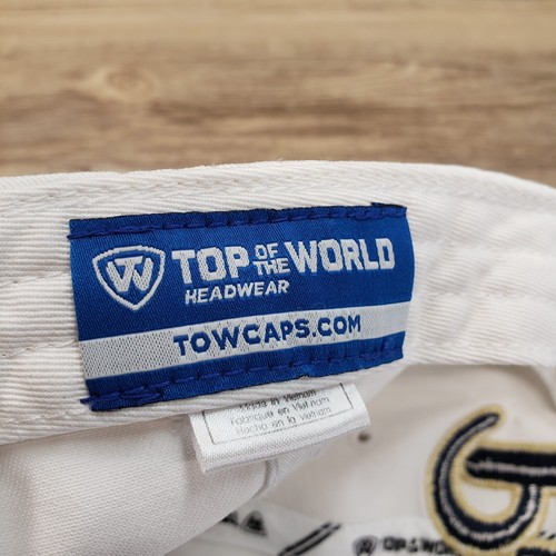 Pitt Panthers Hat Cap Strap Back TOW White Cotton Adjustable - Picture 7 of 8