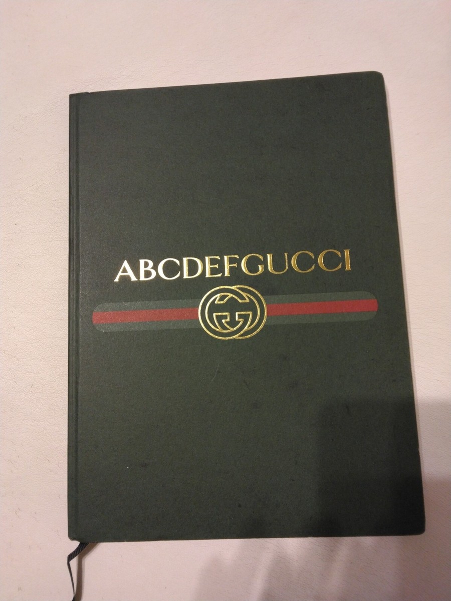 GUCCI Deep Green ABCDEFGUCCI Notebook Limited Super Rare New