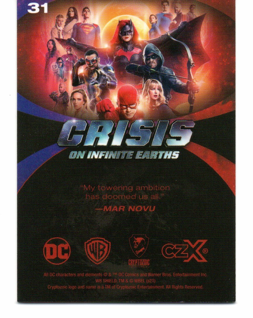 CZX Crisis On Infinite Earths BASE Trading Card #31 / THE