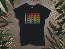 Line Dance Ladies Fitted T Shirt Sizes Small-2XL