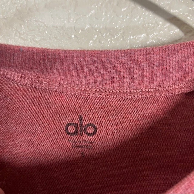 alo-yoga high low pullover athleisure sweatshirt