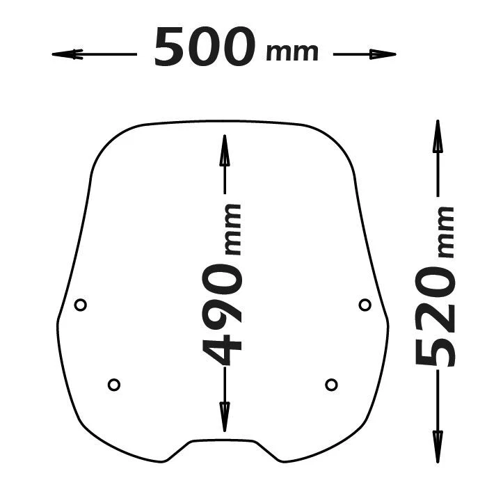 ISOTTA PARABREZZA TIPO ORIGINALE TRASPARENTE PER KYMCO PEOPLE S 125i 2018-2023 - Immagine 2 di 3