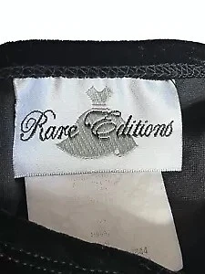 Vestido de férias Rare Editions bebê meninas 6-9 meses vermelho e preto pergaminho - Imagem 3 de 4