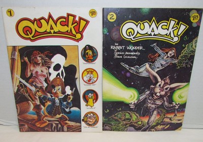 Quack! #1 & 2, Star Reach, 1977, Frank Brunner, Scott Shaw