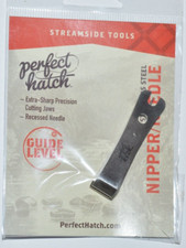 perfect hatch straight stainless steel nipper with needle trout fly tool
