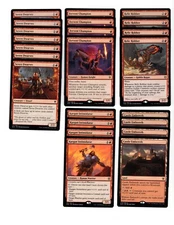 BOOM! 7 Dwarves-60 card Magic the Gathering Deck-MTG-Rares-RTP-FUN-Casual-Red