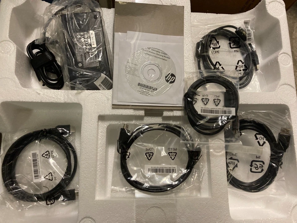 NEW HP EliteDisplay S240uj Wireless Charging Monitor Screen LED IPS 23.8" QHD 2K - Image 2 of 4