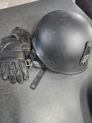 HD-J03 harley davidson motorcycle helmet x large xxl woth gloves 
