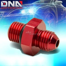 4AN AN4 4-AN 7/16-20 UNF OIL/FUEL LINE HOSE END MALE/FEMALE FITTING ADAPTOR RED