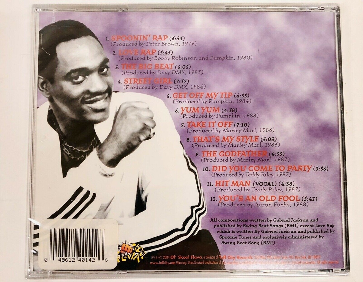 Spoonie Gee Godfather of Hip Hop CD New Sealed 80s Rap Classic
