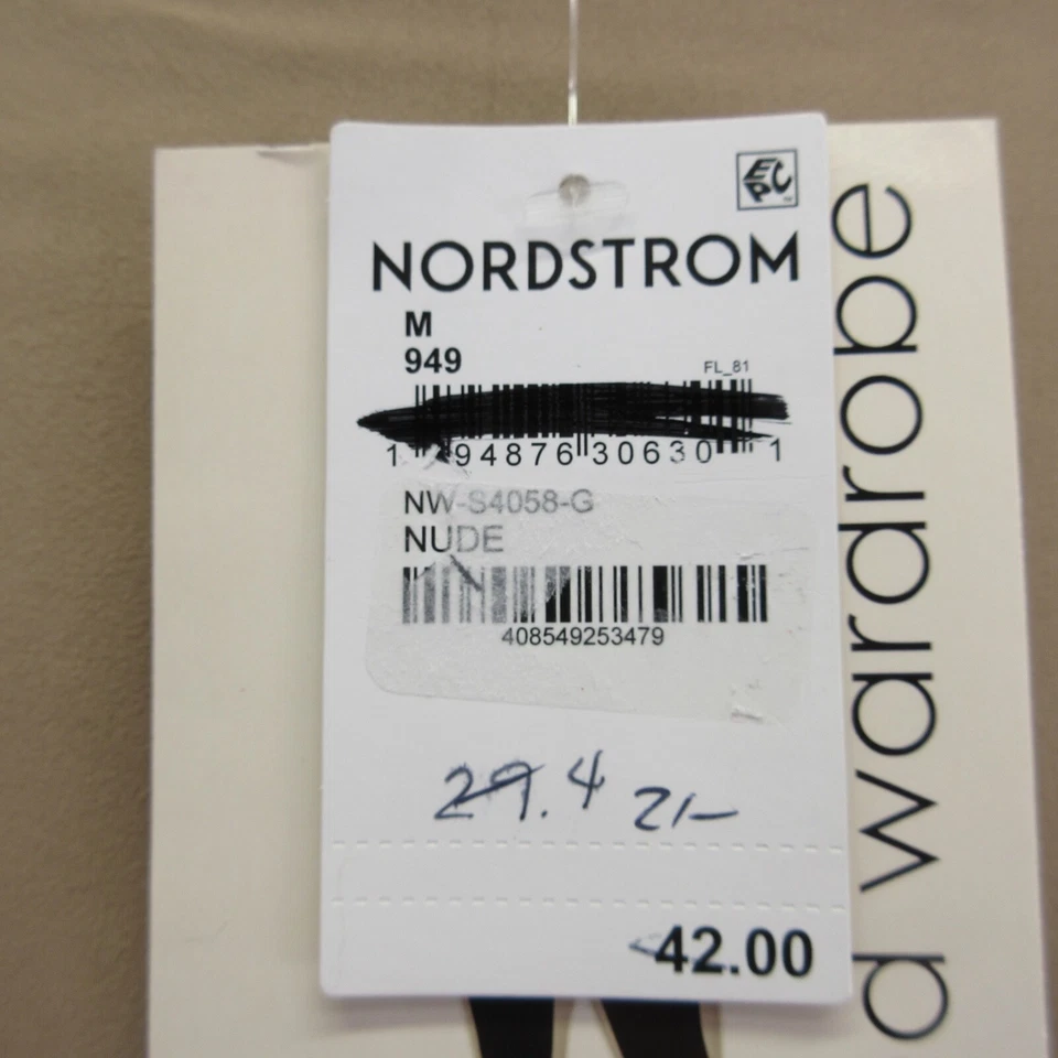 Naked Wardrobe Nude Stretch Mini Skirt Size M Medium Nordstrom #4485 - Image 3 of 4