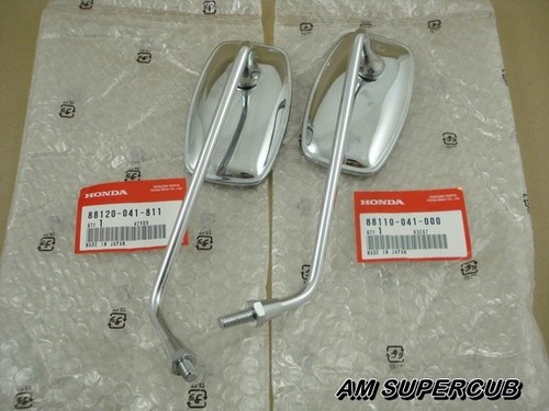 NOS HONDA CA72 CA77 CB72 CB77 CL72 CL77 CB92 CA160 CA95 CL160 CB160 Mirror R/L - Picture 2 of 7
