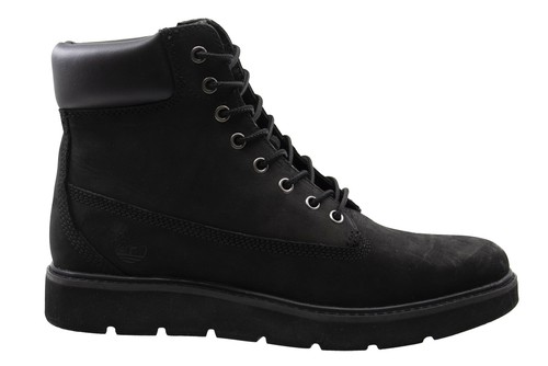 Timberland Kenniston 6 Inch Black Nubuck Leather Lace Up Womens Boots A15TM  | eBay