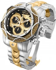 NEW INVICTA RESERVE 31513 VENOM III DRAGON SWISS CHRONOGRAPH TU-TONE 52.5MM
