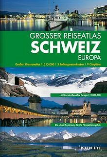 Großer Reiseatlas Schweiz 1 : 215 000: Mit Europa | Buch | Zustand sehr gut - not specified