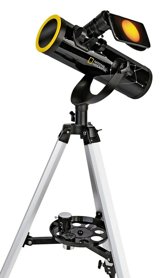 National Geographic Reflector AZ Telescope 76 / 350 + Sun Filter & Phone Adapter - Image 2 of 4