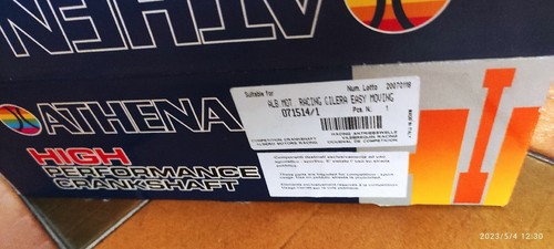 ALBERO MOTORE ATHENA RACING SP.12 CORSA 39,3mm GILERA, PIAGGIO 50 COD.071514/1 - Foto 2 di 2