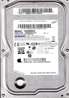 FOR DATA RECOVERY Samsung HD502HJ pn: HD502HJ/A1 SATA BAD SECTOR 4103