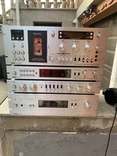 Eumig M-1000 , F-1000, C-1000, T-1000 FULL SET Amplifier, Nice Cosmetic-Working